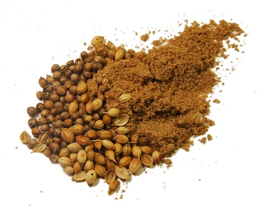 Graines de Coriandra de parasites