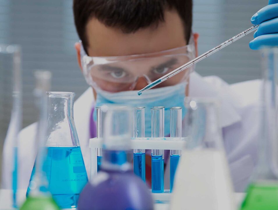 Diagnostic des parasites dans le corps
